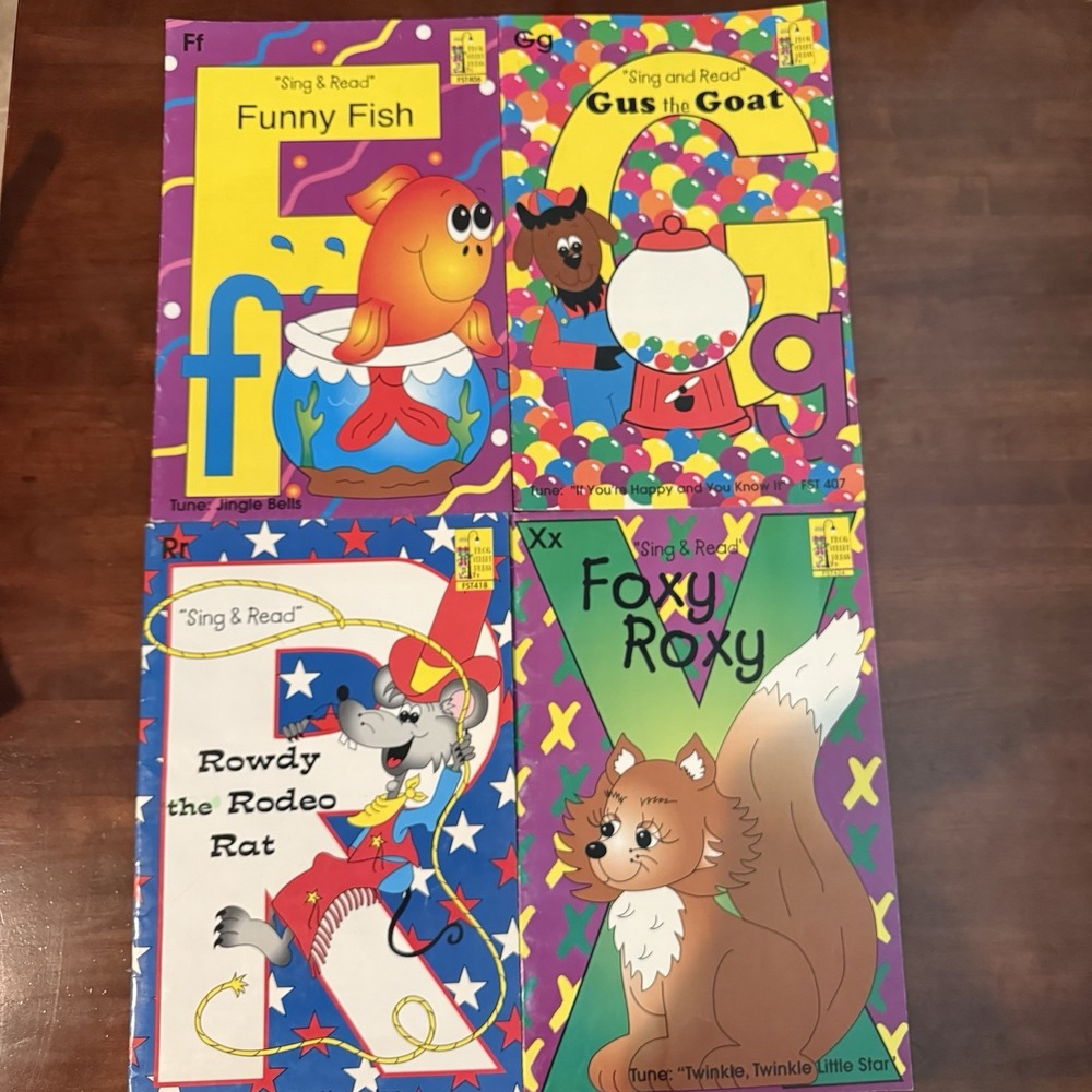 Frog Street‎ Press Sing And Read Alphabet Series Big Books Set Of 4 Replacements